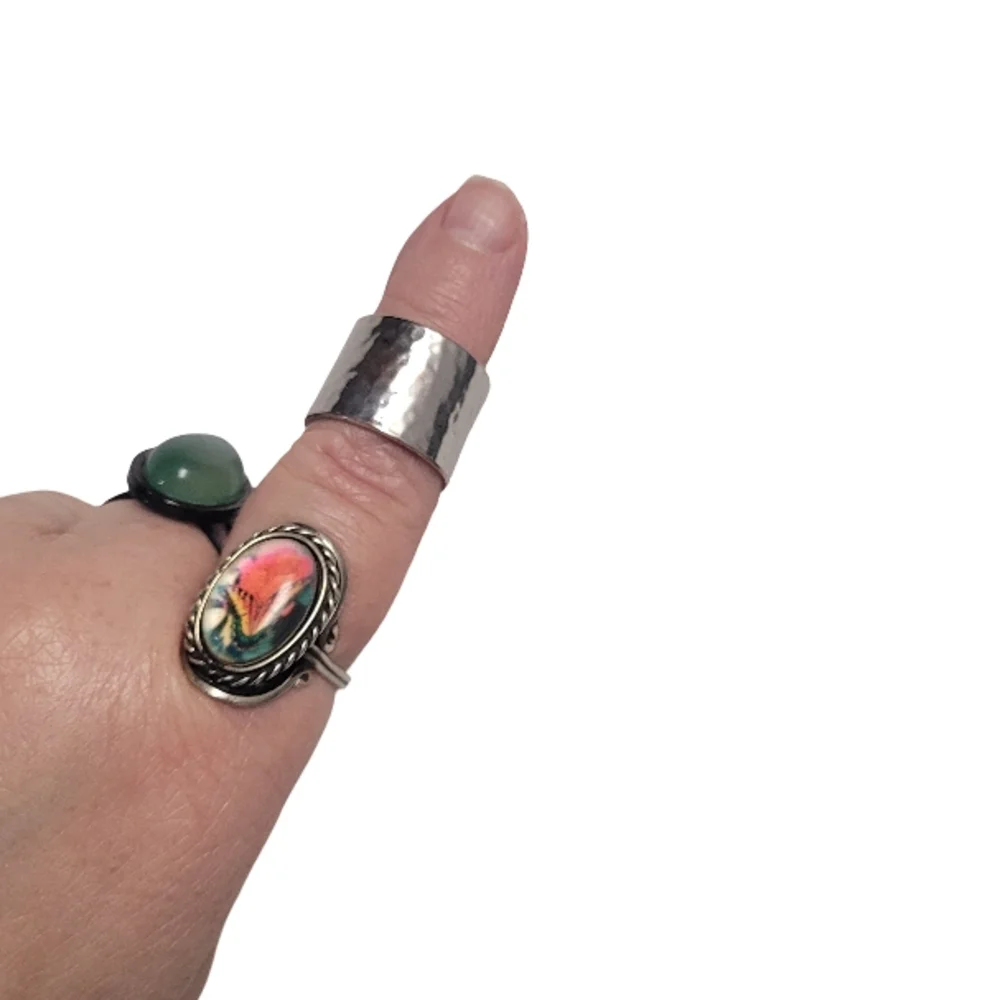 Charming Charlie Silver Wearable Tech Ring